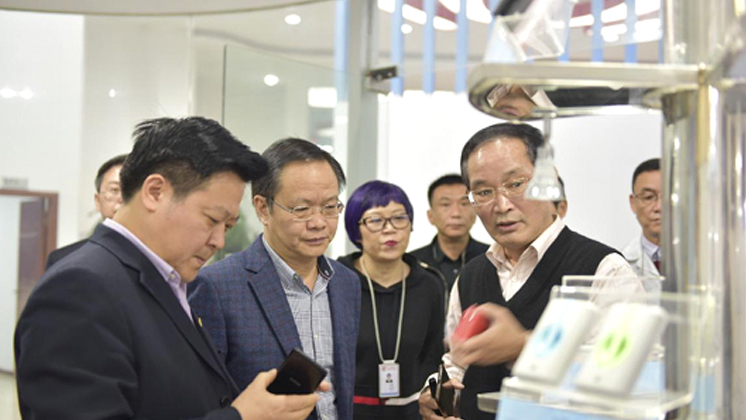 市長劉志仁、農行湖南省分行行長陶偉梁來公司調研