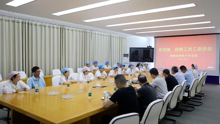 抓黨建、促穩(wěn)工”——炬神電子黨支部為企業(yè)穩(wěn)工獻計獻策